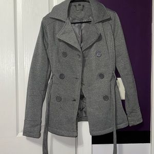 Grey trench coat never worn